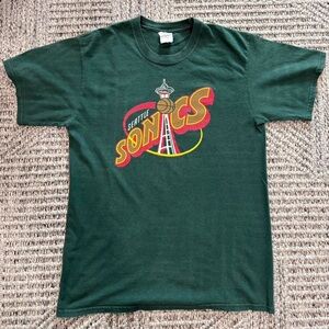 Seattle Sonics Green Short Sleeve Tee